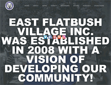 Tablet Screenshot of eastflatbushvillage.org